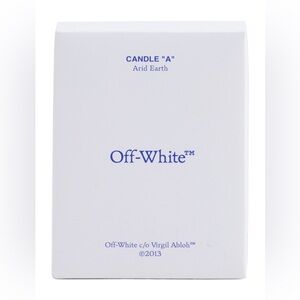 Off-White Arid Earth Candle - White